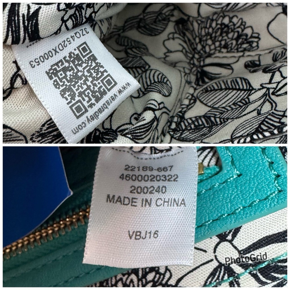 Vera Bradley Watermelon Slice Mini Saddle Bag Crossbody Leather Chain Purse - Picture 5 of 16